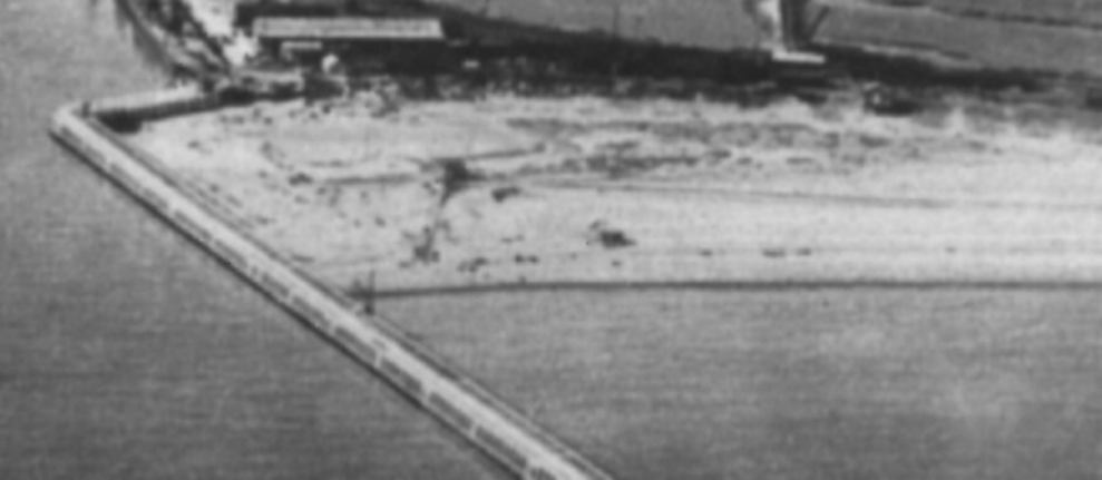 aerial view of Newhaven Harbour